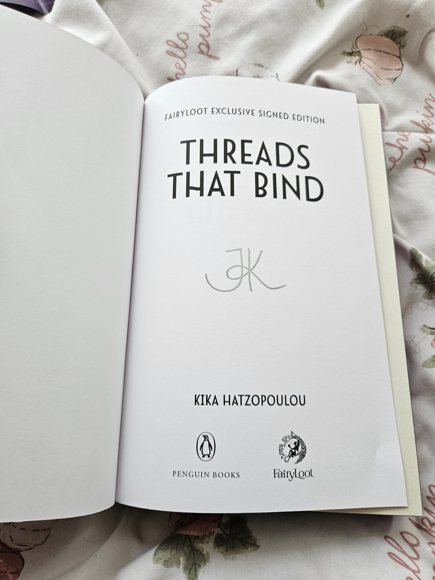 Fairyloot Threads That Bind By Kika Hatzopoulou