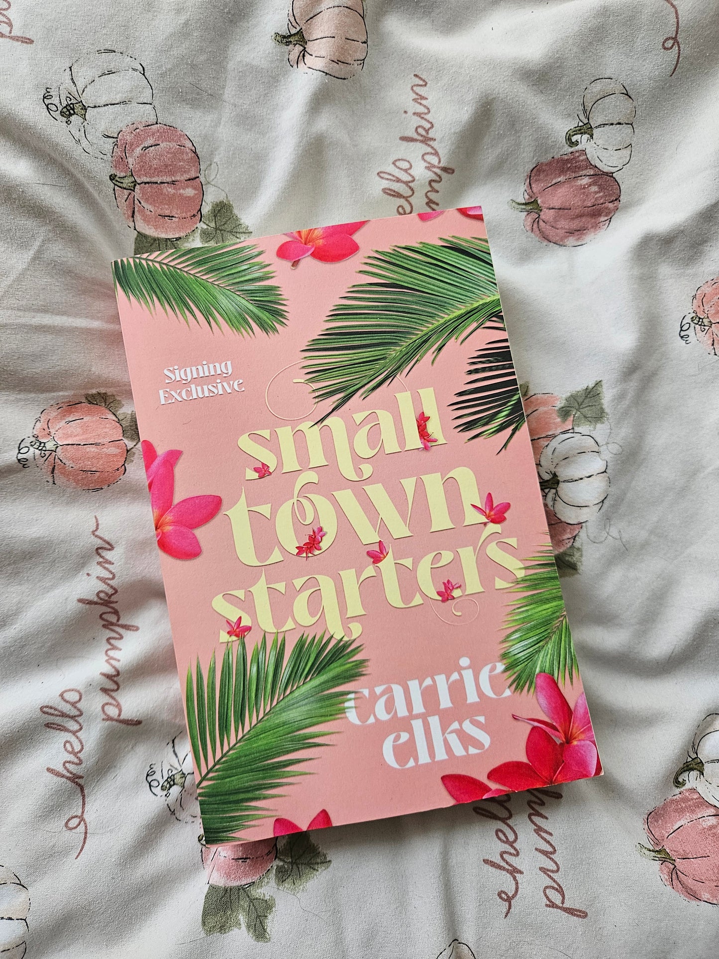 Small Town Starters omnibus signing exclusive book by Carrie Elks