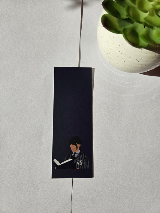 Wednesday Inspired Bookmark