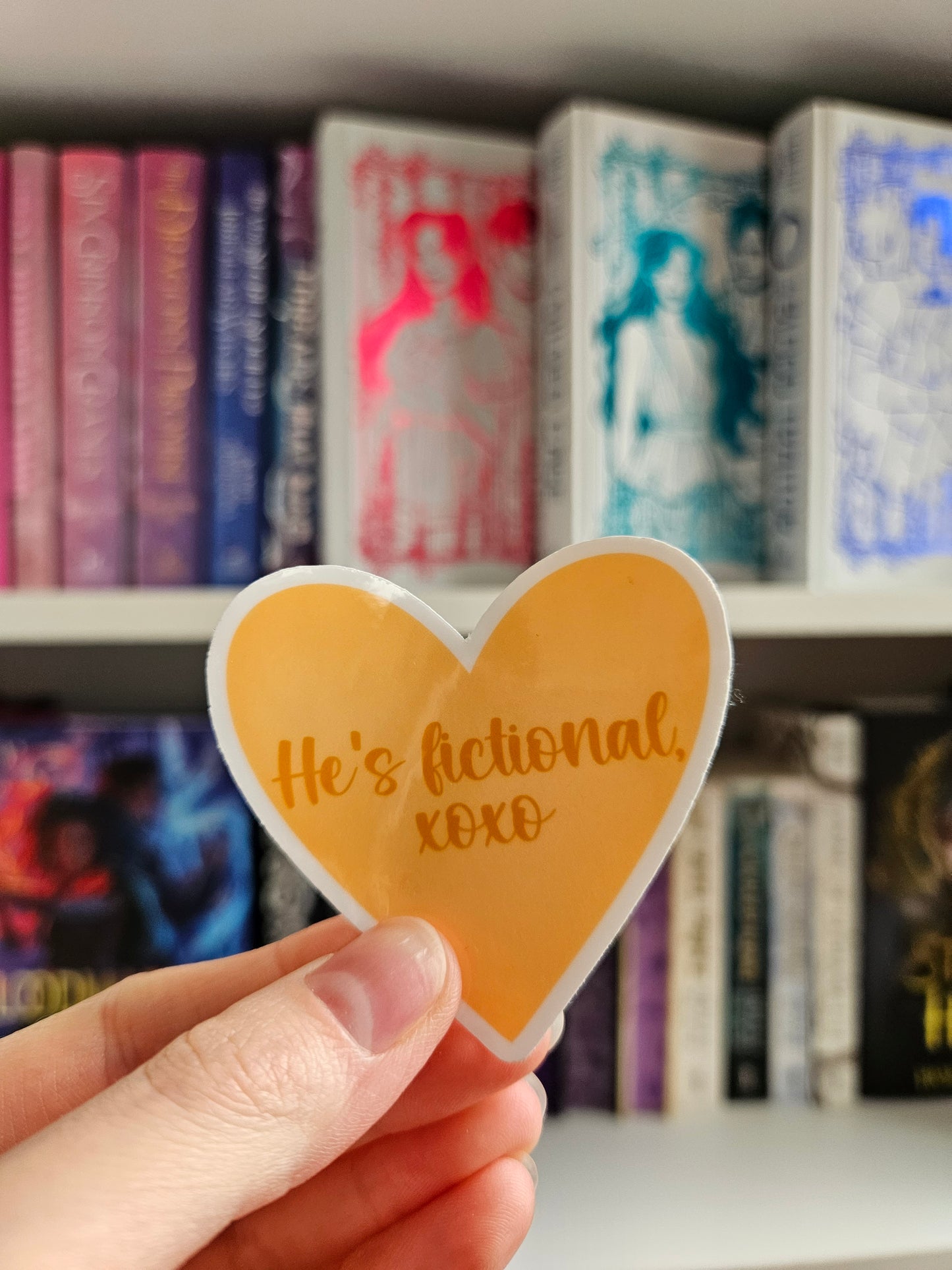 Hes Fictional, XOXO Sticker