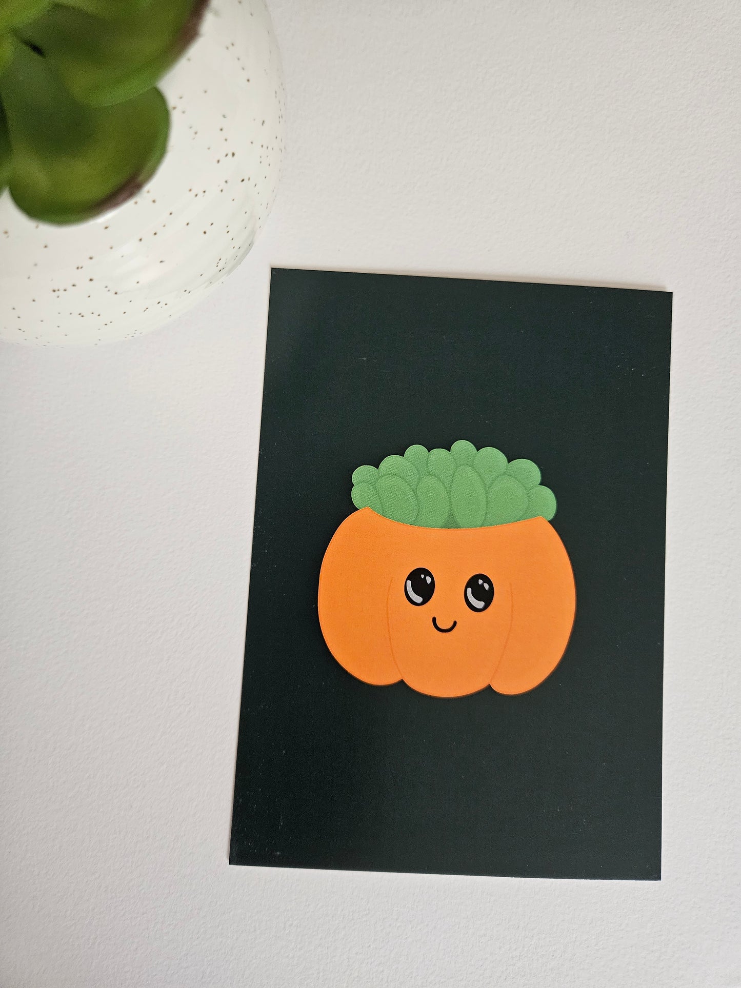 Pumpkin Plant Print