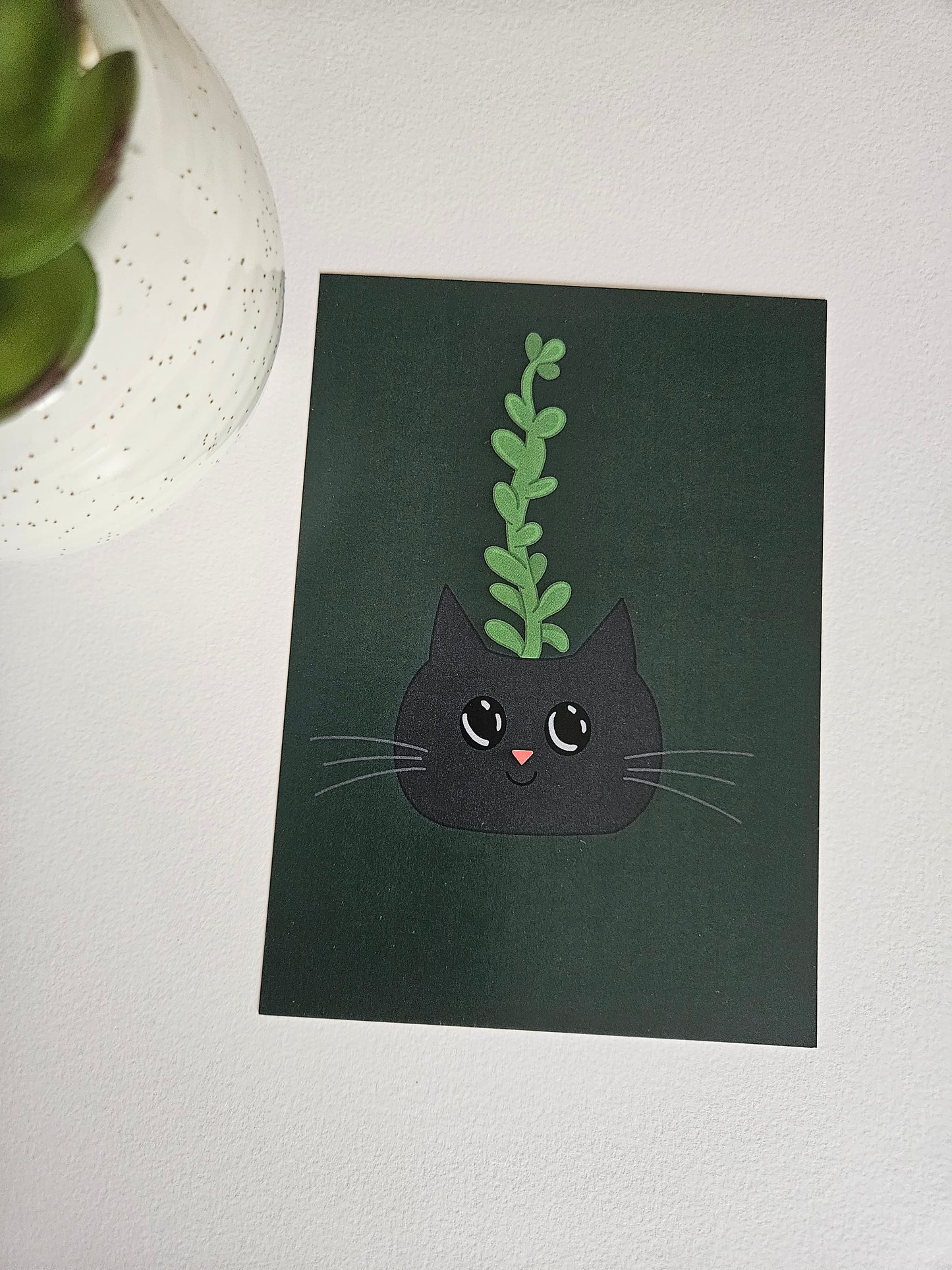 Cat Plant Print