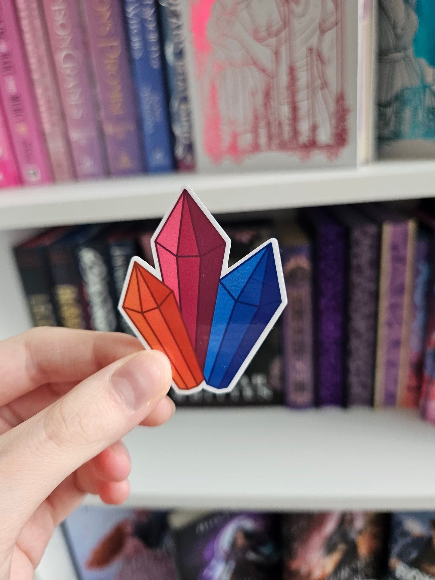 Crystal Cluster Vinyl Sticker