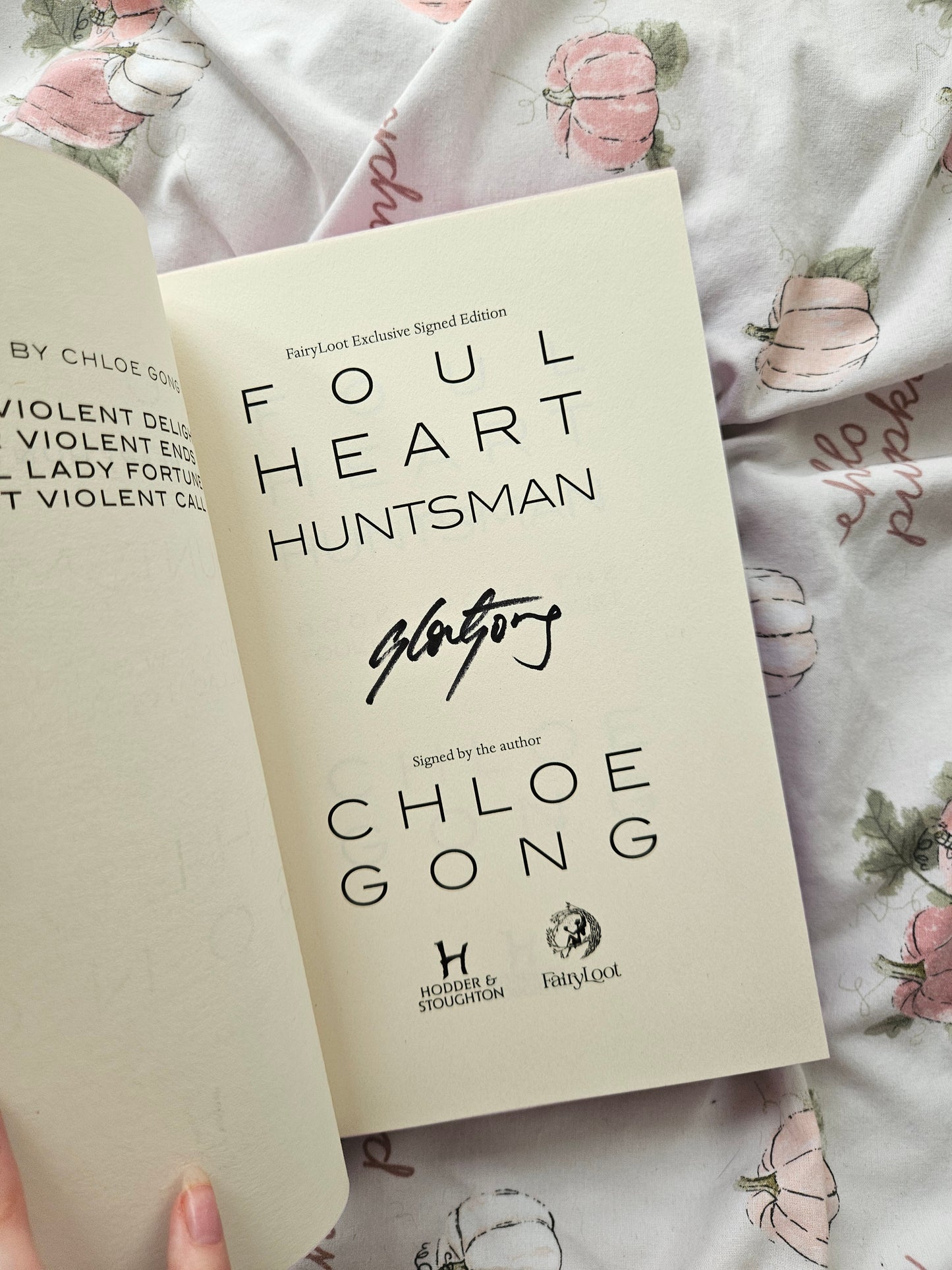 Fairyloot Foul Lady Fortune Series By Chloe Gong