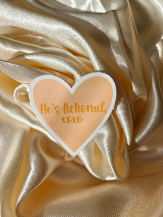 Hes Fictional, XOXO Sticker