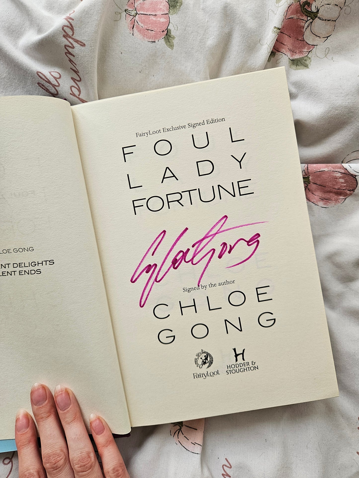 Fairyloot Foul Lady Fortune Series By Chloe Gong