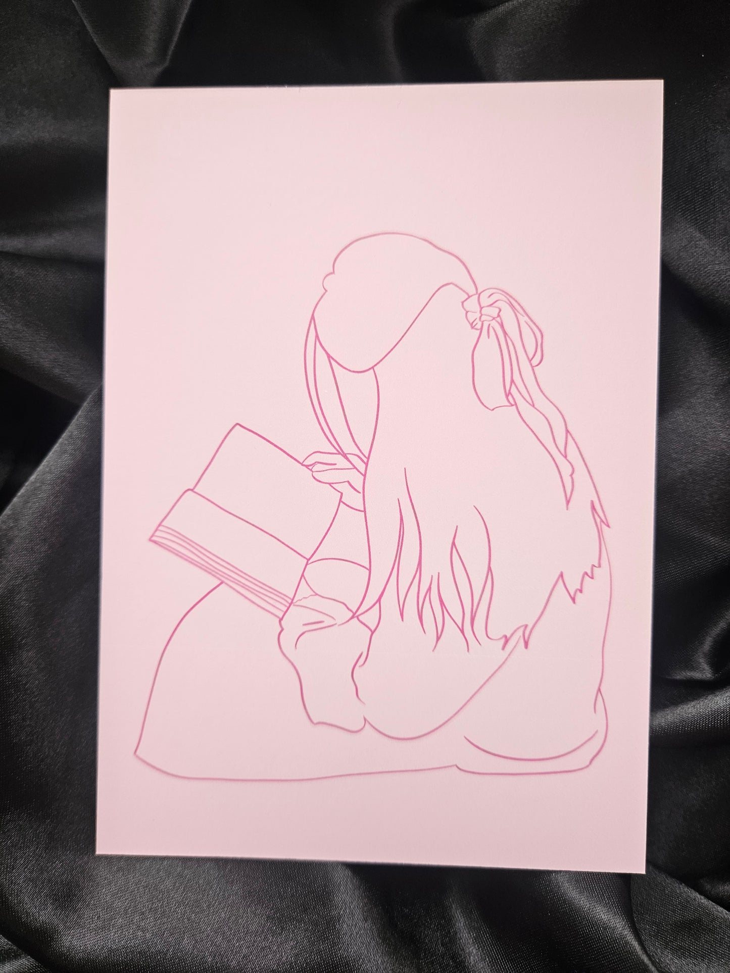 Girl Reading Bookish Print