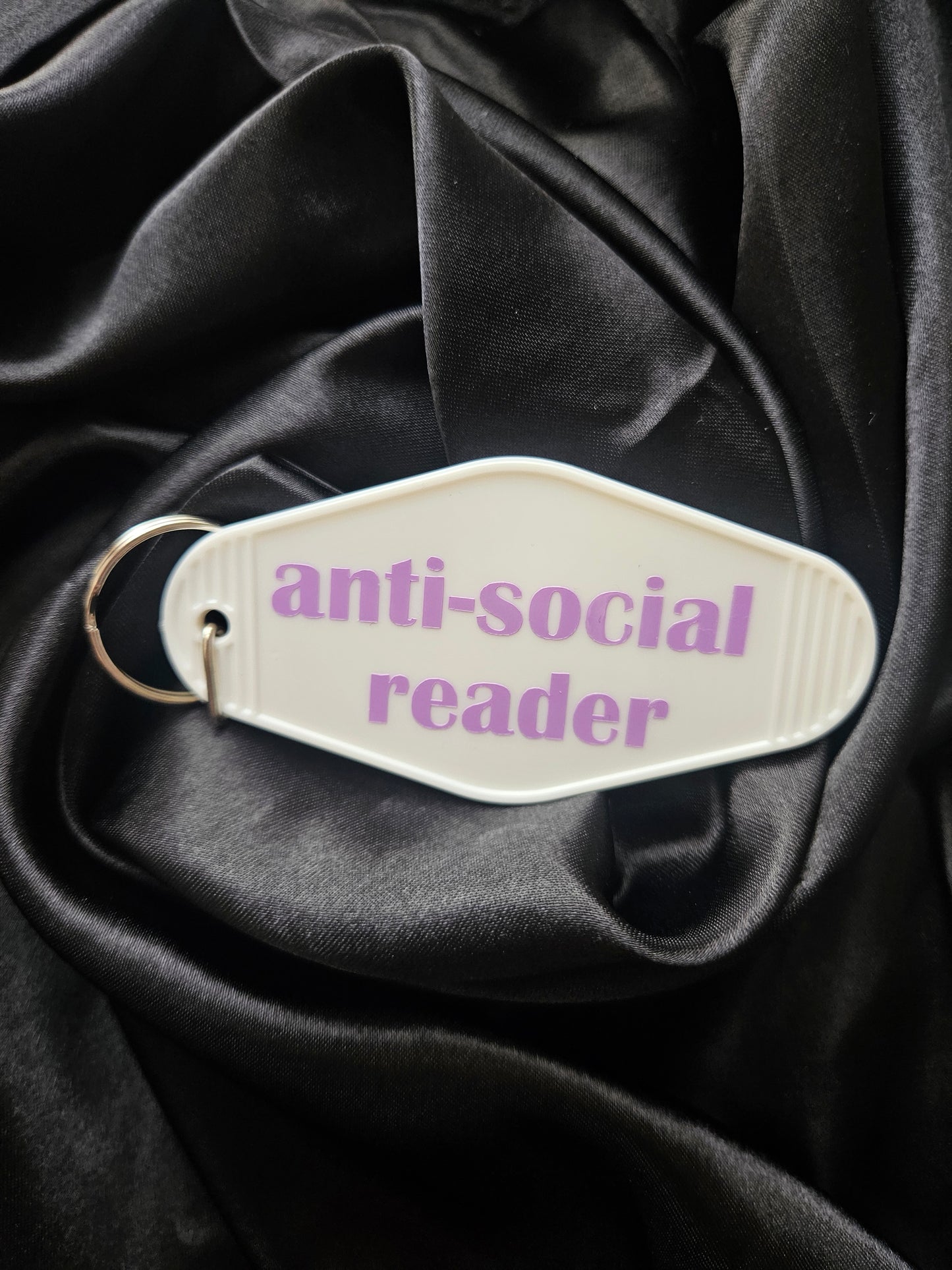 Anti-Social Reader Acrylic Keyring