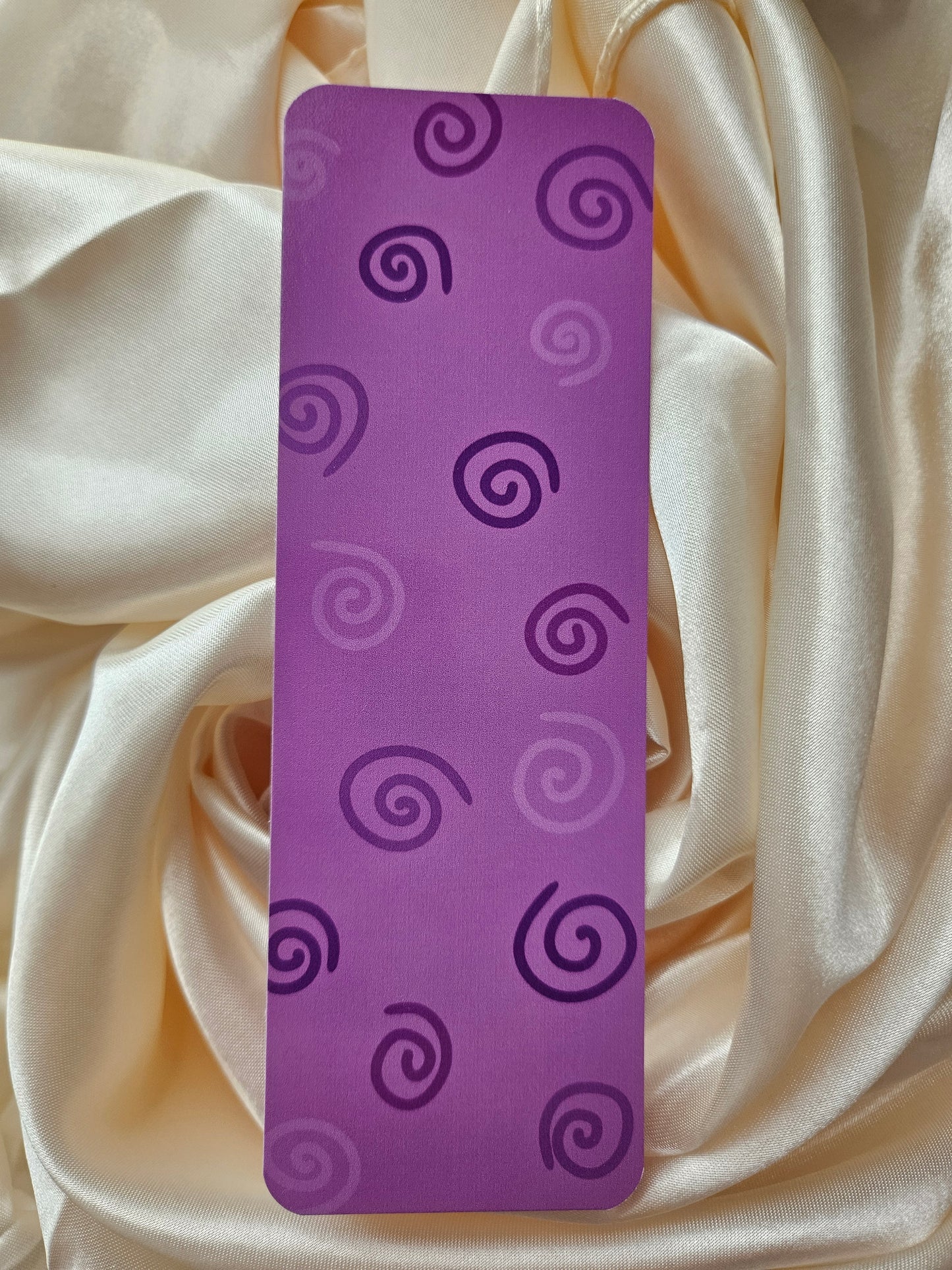 Purple Swirls Bookmark