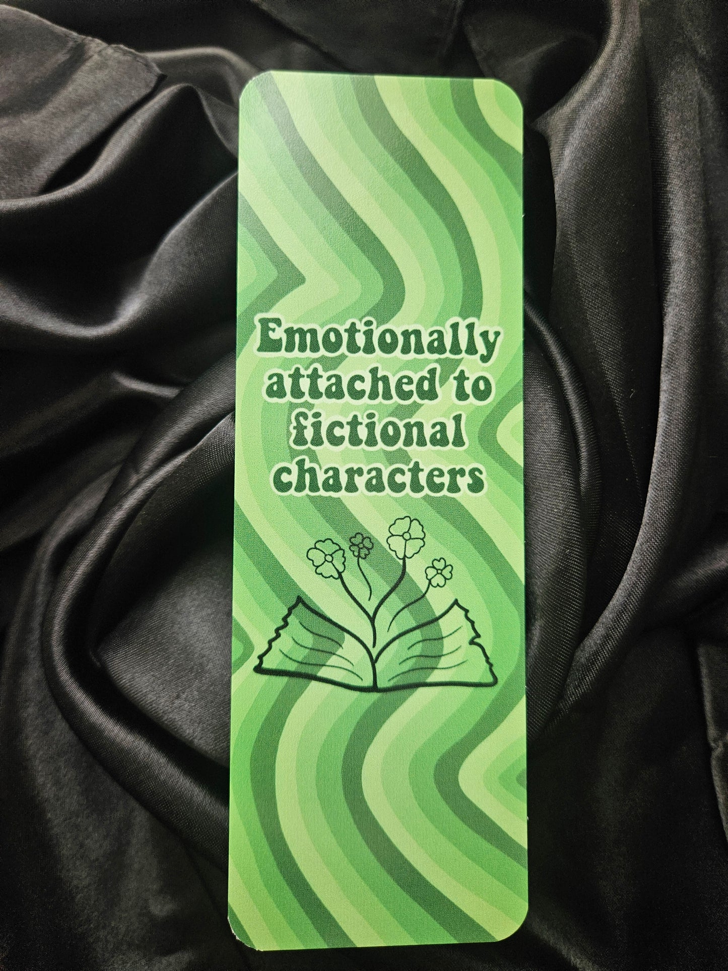 'Emotionally Attached To Fictional Characters' Bookmark