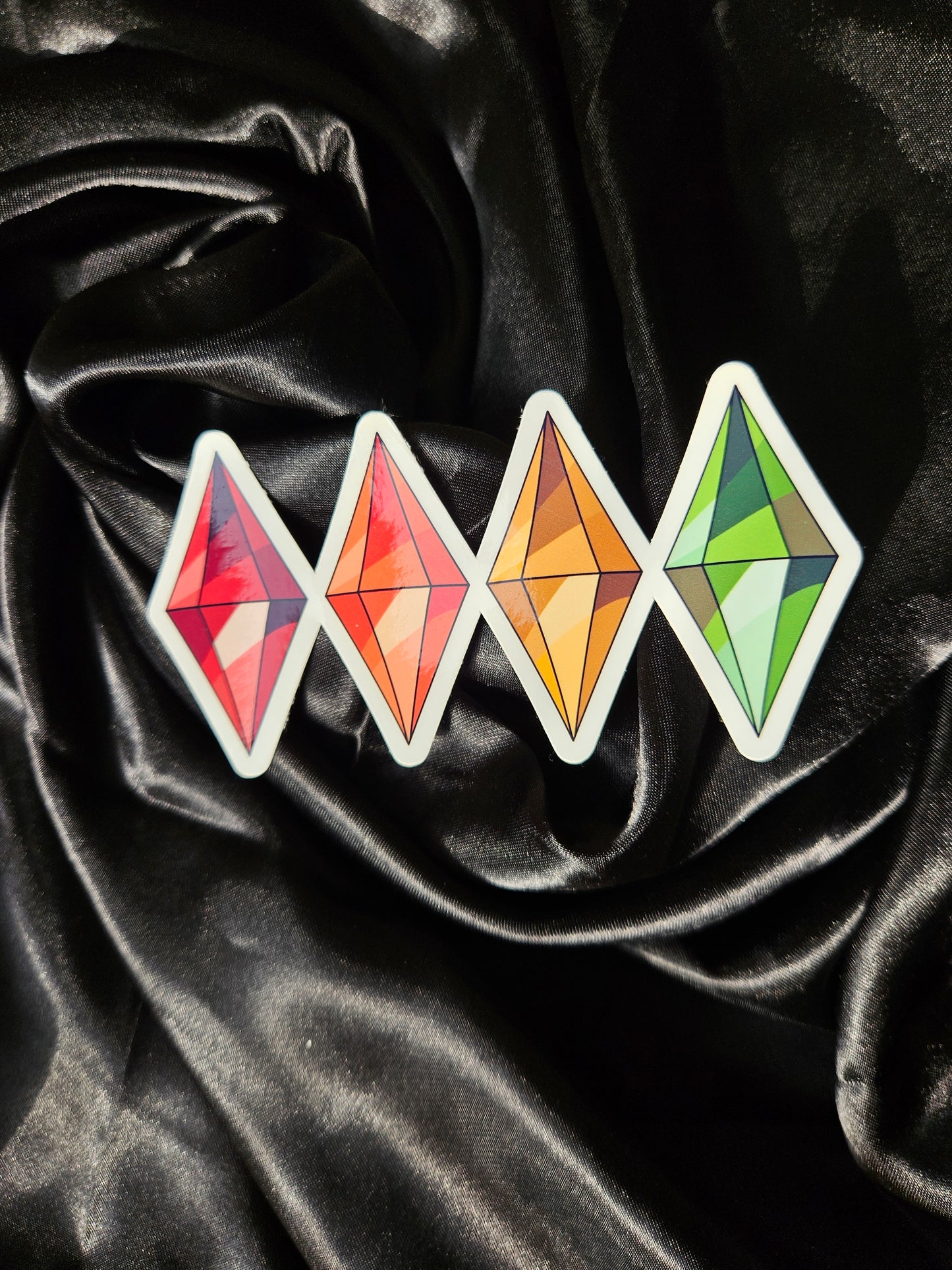 4 Plumbobs Vinyl Sticker