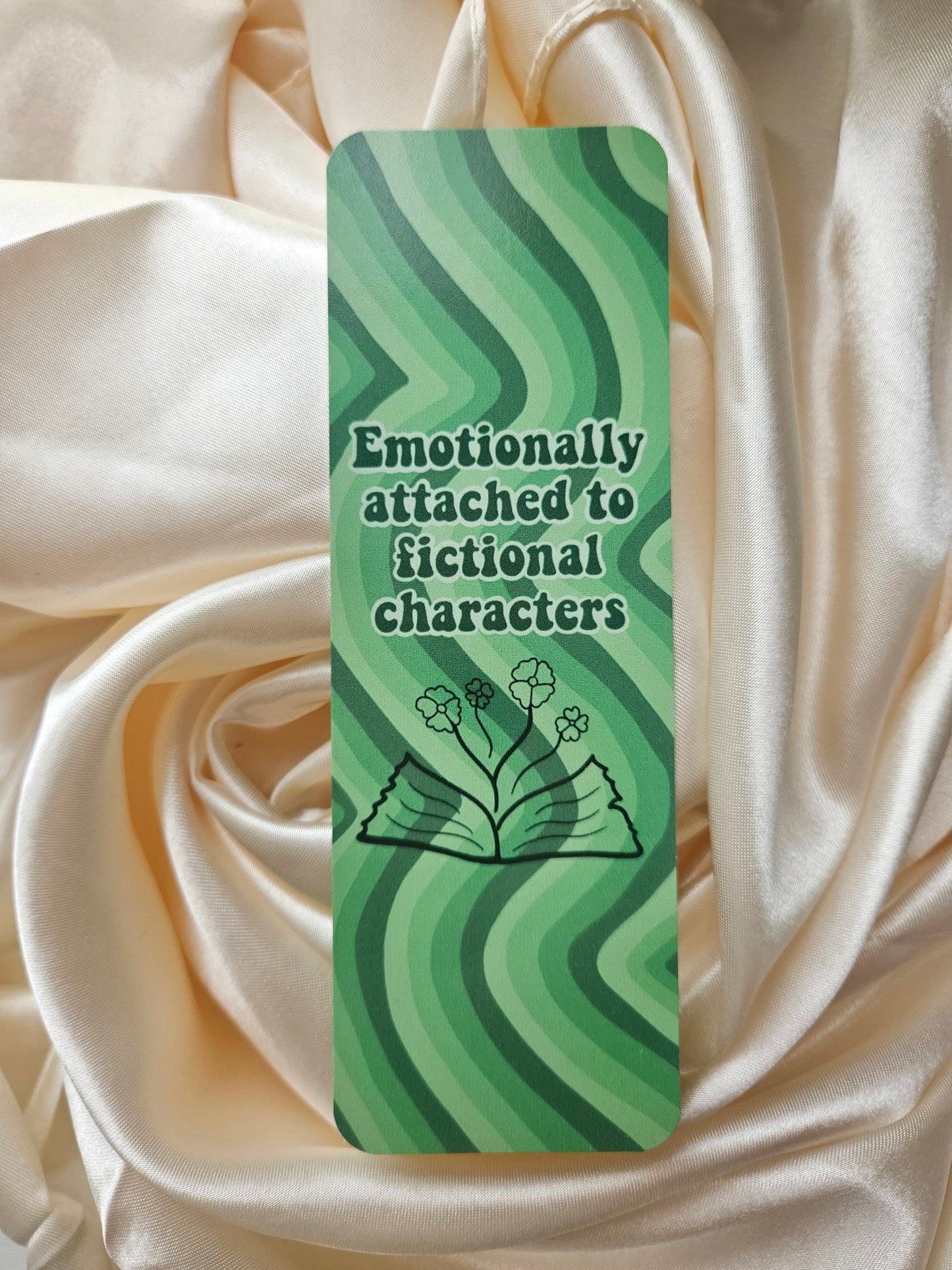 'Emotionally Attached To Fictional Characters' Bookmark