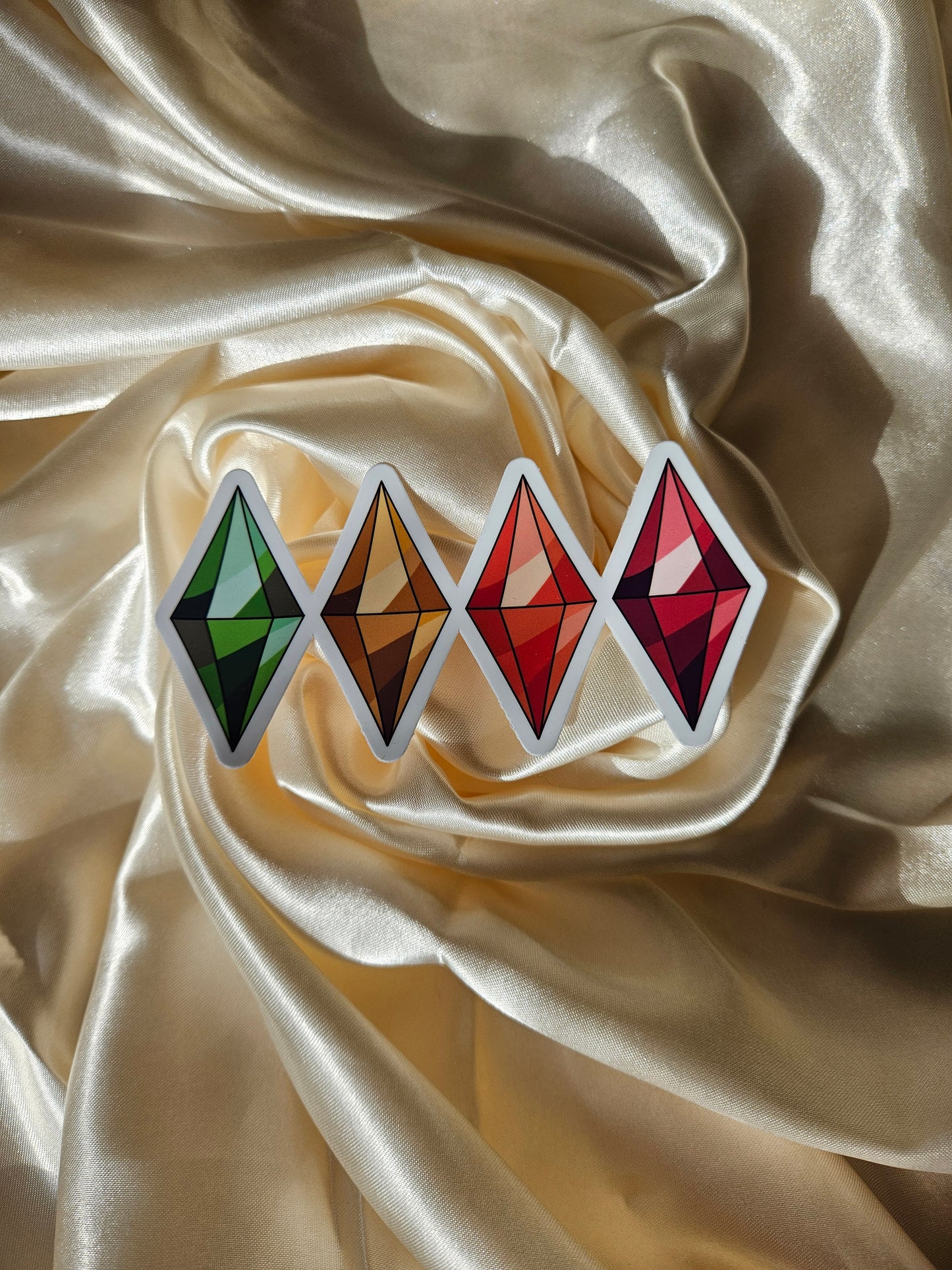 4 Plumbobs Vinyl Sticker