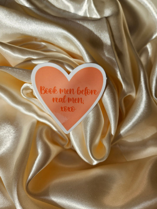 Book Men Before Real Men, XOXO sticker