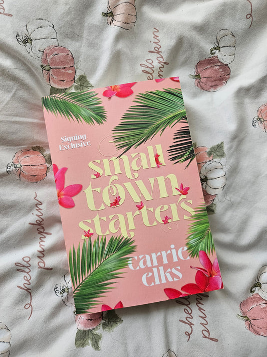 Small Town Starters omnibus signing exclusive book by Carrie Elks