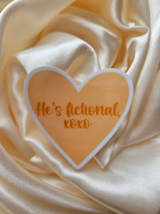 Hes Fictional, XOXO Sticker