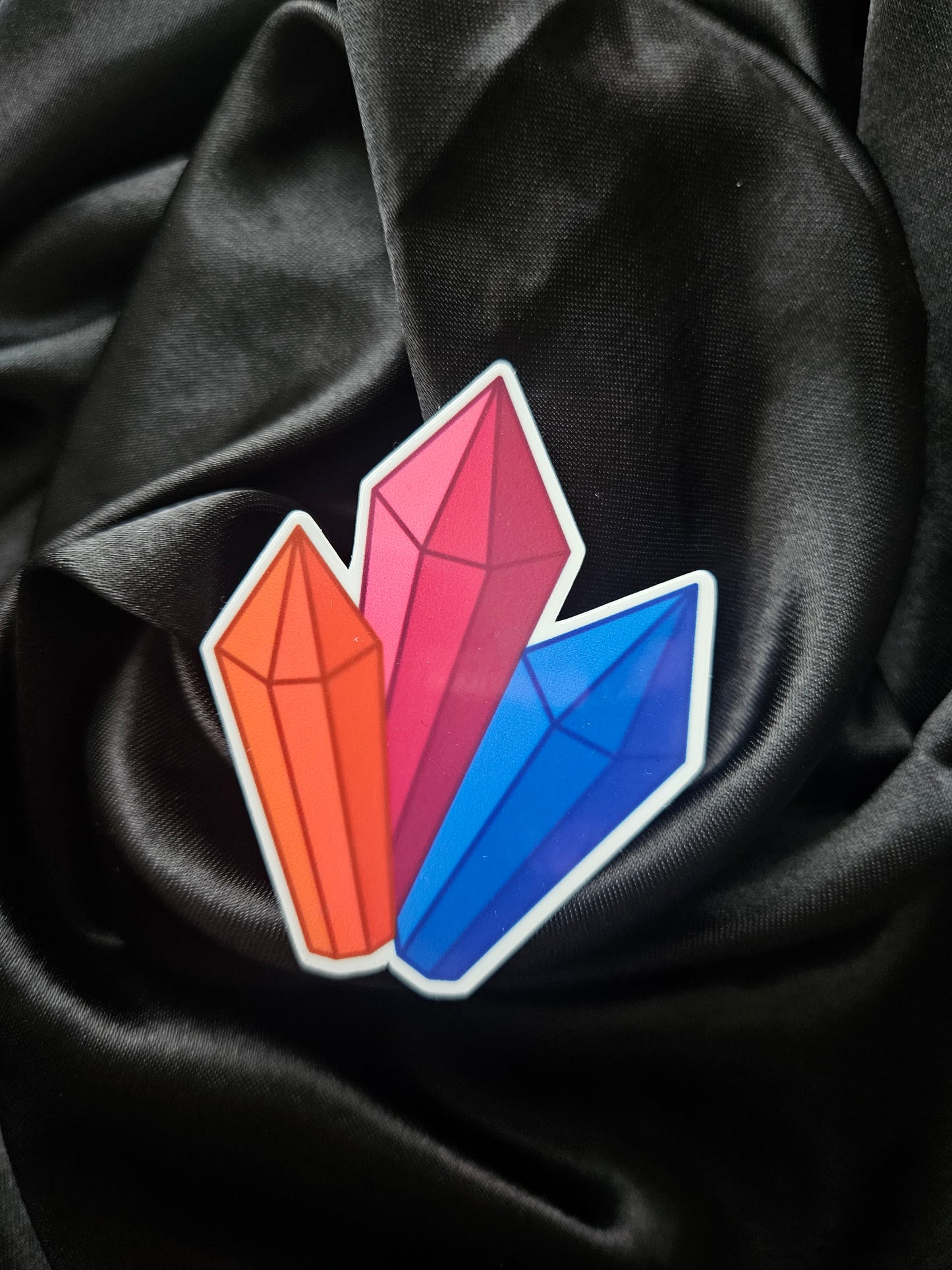 Crystal Cluster Vinyl Sticker