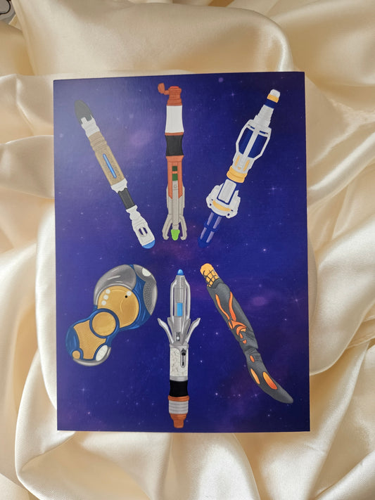 Sonic Screwdriver Print