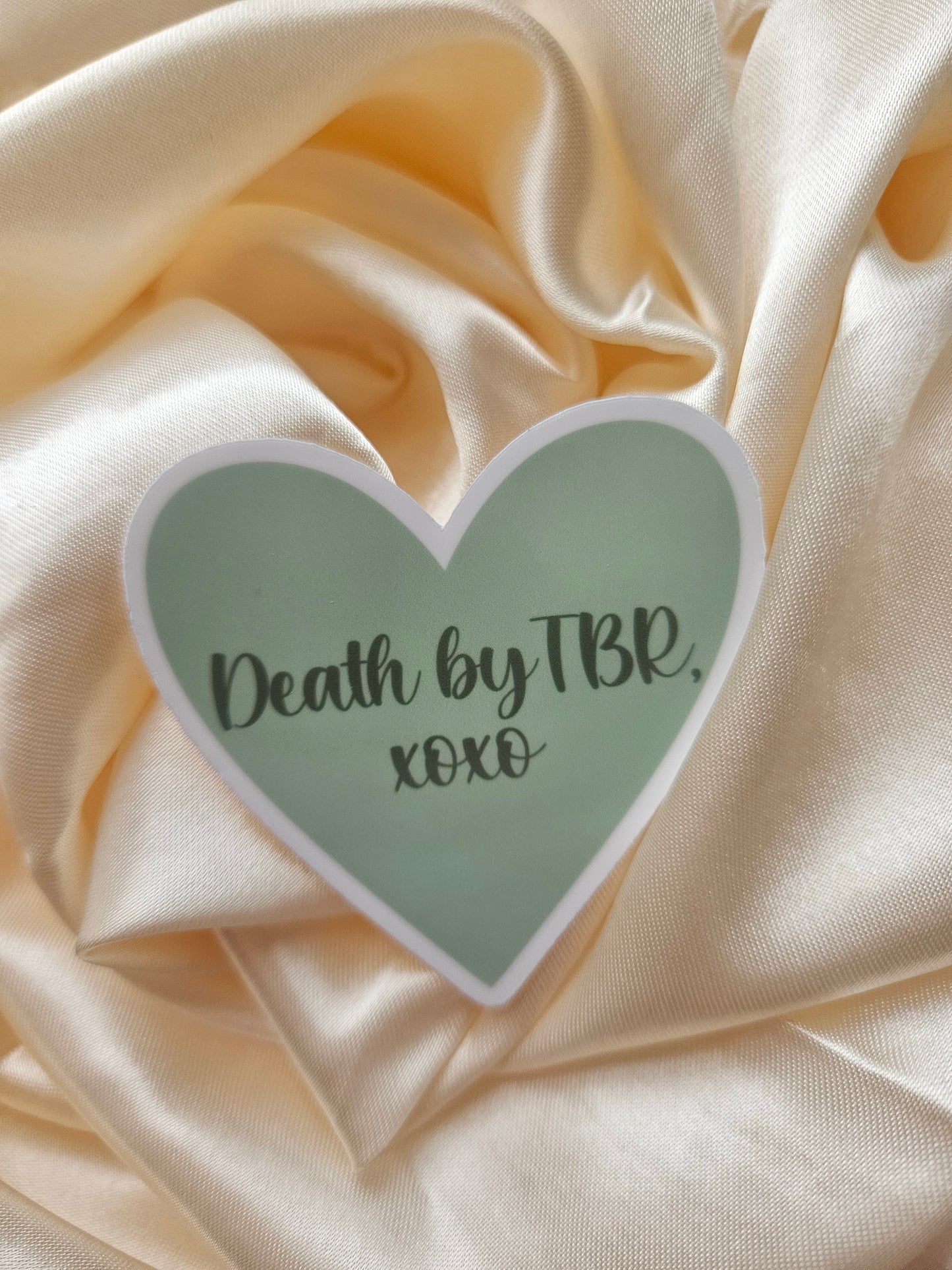 Death By TBR, XOXO Sticker