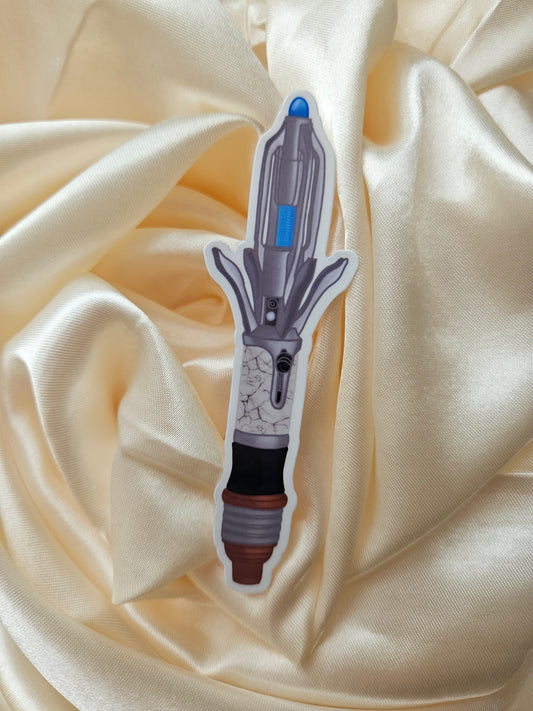 14th Doctor's Sonic Screwdriver Vinyl Sticker