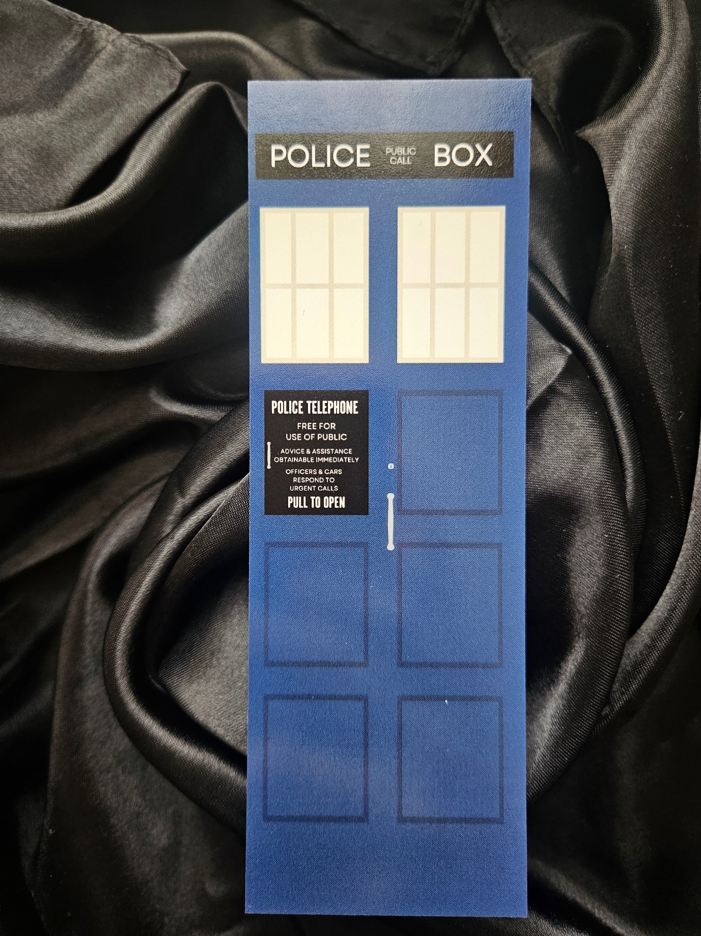 Tardis Police Phone Box Bookmark